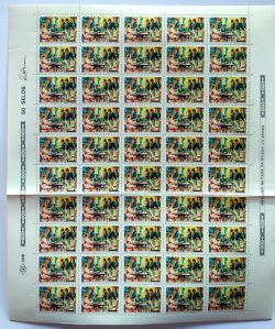 C 1349 Selo Semana da Patria Historia 1983 Folha