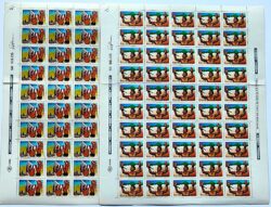 C 1375 Selo Centenario dos Abolicionistas Ceara Jangada Amazonas Escravidao Direito 1984 Folha Serie Completa