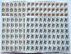 C 1477 Selo Trajes e Uniformes de Militar Historia 1985 Folha Serie Completa