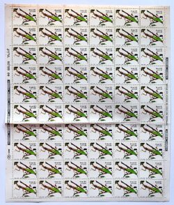 C 1554 Selo 50 Anos Sociedade Brasileira de Entomologia Inseto Louva a Deus 1987 Folha