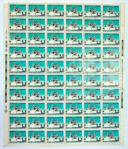 C 1585 Selo Lubrapex Portugal Igreja 1988 Folha