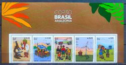 C 4181 Selo COP30 Brasil Amazonia Belem 2025 Serie Completa Vinheta