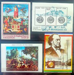 Colecao Anual de Selos do Brasil 1983 Comemorativos e Blocos