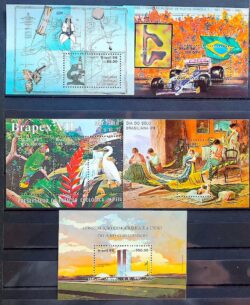 Colecao Anual de Selos do Brasil 1988 Comemorativos e Blocos
