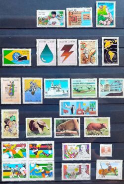 Colecao Anual de Selos do Brasil 1988 Comemorativos
