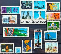 Colecao Anual de Selos do Brasil 1990 Comemorativos