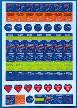 Etiqueta Autoadesiva Filatelia 01 Folha