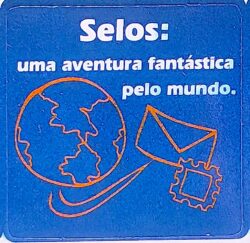 Etiqueta Autoadesiva Filatelia 09 Selos Uma Aventura Fantastica