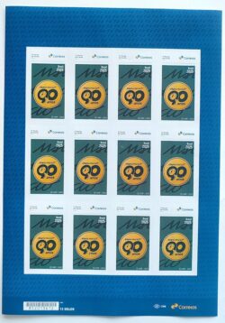 SI 112 Selo Institucional 90 Anos Mauricio Sousa e Horacio Literatura Logo 2025 Folha