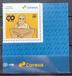 SI 113 Selo Institucional 90 Anos Mauricio Sousa e Horacio Literatura 2025 Vinheta Correios