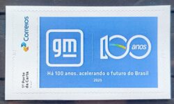 SI 115 Selo Institucional Centenario General Motors Brasil Carro Economia 2025