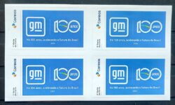SI 115 Selo Institucional Centenario General Motors Brasil Carro Economia 2025 Quadra