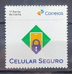 SI 114 Selo Institucional Celular Seguro Comunicacao Seguranca 2025
