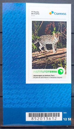 SI 119 Selo Institucional Instituto Terra Fauna Jaguatirica 2025 Codigo de Barras