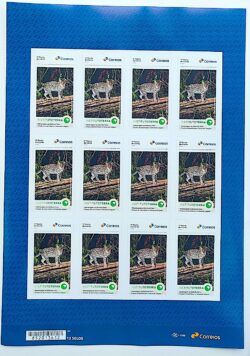 SI 119 Selo Institucional Instituto Terra Fauna Jaguatirica 2025 Folha