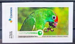 SI 120 Selo Institucional Instituto Terra Fauna Periquito 2025