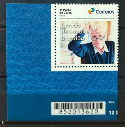 SI 117 Selo Institucional Ignacio de Loyola Brandao Literatura Jornalismo 2025 Codigo de Barras