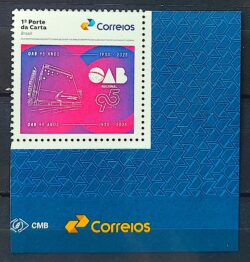 SI 121 Selo Institucional Ordem dos Advogados do Brasil Justica 2025 Vinheta Correios