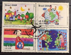 C 2238 Selo Selando o Futuro Mapa Estrela Sol 2000 CBC DF