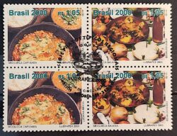 C 2246 Selo Pratos Tipicos Moqueca Capixaba Baiana Gastronomia 2000 Quadra CBC ES 1