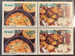 C 2246 Selo Pratos Tipicos Moqueca Capixaba Baiana Gastronomia 2000 Quadra CLM