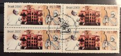 C 2280 Selo Centenario da Fundacao Oswaldo Cruz Fiocruz Ciencia Saude 2000 Quadra CBC RJ 3