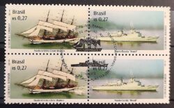 C 2289 Selo Navio Veleiro Escola Militar 2000 Quadra CBC RJ 2
