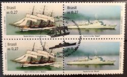 C 2289 Selo Navio Veleiro Escola Militar 2000 Quadra CBC RJ