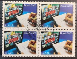 C 2298 Selo Telecurso 2000 Educacao Ensino Distancia 2000 Quadra CBC SP