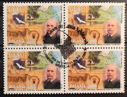 C 2354 Selo Laudo Arbitral Guiana Francesa Mapa Barao Rio Branco Amapa 2000 Quadra CBC DF 2