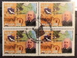 C 2354 Selo Laudo Arbitral Guiana Francesa Mapa Barao Rio Branco Amapa 2000 Quadra CBC DF