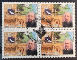 C 2354 Selo Laudo Arbitral Guiana Francesa Mapa Barao Rio Branco Amapa 2000 Quadra CBC DF CLM