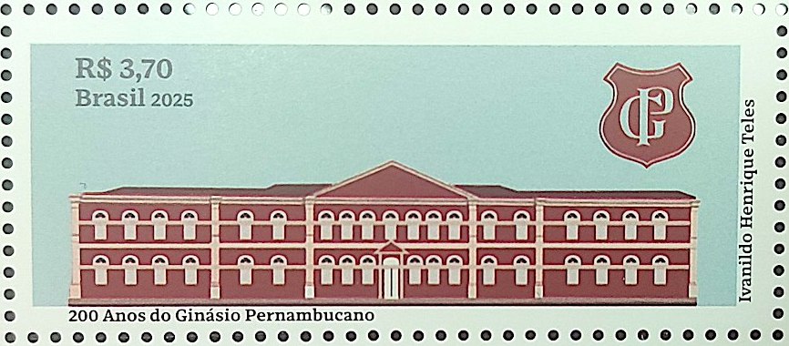 C 4187 Selo Ginasio Pernambucano Educacao Brasao Arquitetura 2025