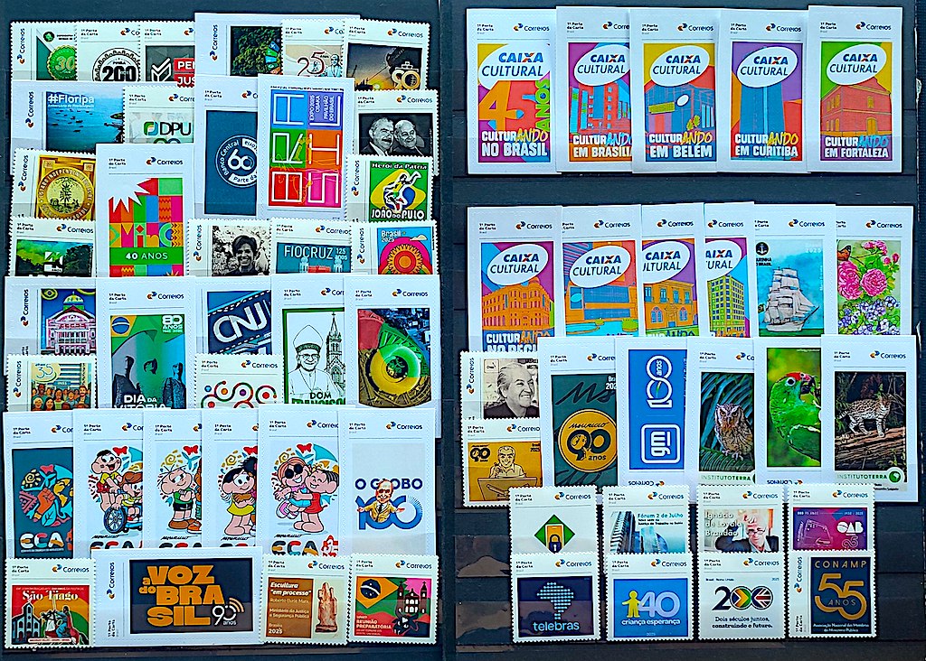 Colecao de Selo Institucional 2025 - 61 Emissoes