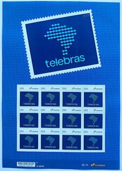SI 122 Selo Institucional Nova Marca Telebras Comunicacao Mapa Telefone 2025 Folha