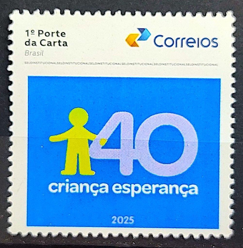 SI 123 Selo Institucional 40 Anos Crianca Esperanca 2025