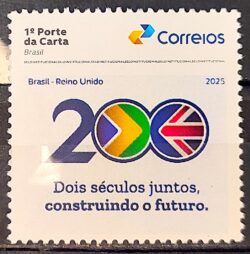 SI 124 Selo Institucional Relacoes Diplomaticas Reino Unido Inglaterra Bandeira 2025