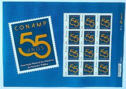 SI 125 Selo Institucional 55 Anos do CONAMP Ministerio Publico 2025 Folha