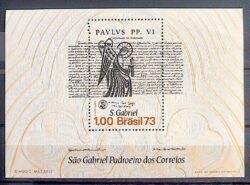 Colecao Anual de Selos do Brasil 1973 Comemorativos e Blocos