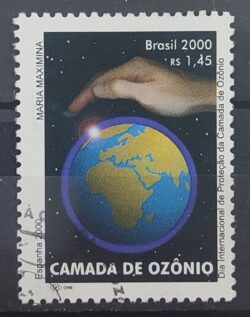 C 2300 Selo Camada de Ozonio Mapa Mao 2000 Circulado 3