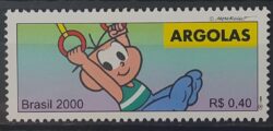 C 2304 Selo Olimpiadas Argolas Turma da Monica 2000