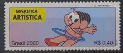 C 2307 Selo Olimpiadas Ginastica Artistica Turma da Monica 2000