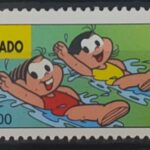 C 2310 Selo Olimpiadas Nado Sincronizado Turma da Monica 2000