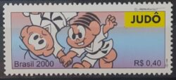 C 2311 Selo Olimpiadas Judo Turma da Monica 2000