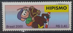 C 2316 Selo Olimpiadas Hipismo Cavalo Turma da Monica 2000