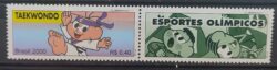 C 2320 Selo Olimpiadas Taekwondo Turma da Monica 2000