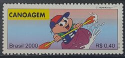 C 2325 Selo Olimpiadas Canoagem Turma da Monica 2000