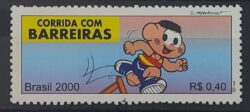 C 2331 Selo Olimpiadas Corrida com Barreiras Turma da Monica 2000