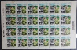 C 2379 Selo Associacao Comercial de Minas Gerais Bandeira 2001 Folha