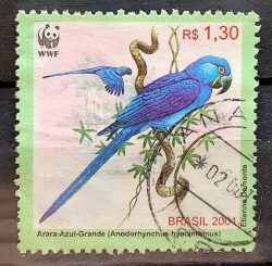 C 2382 Selo Aves Brasileiras 2001 Circulado 1